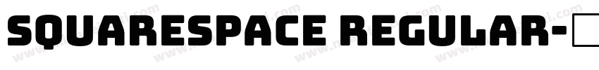 squarespace regular字体转换